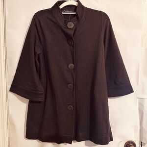 F21 | Jacket | High Collar Jacket | Charcoal